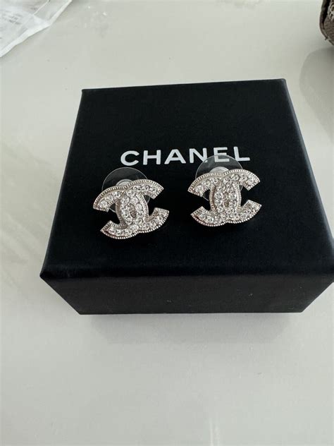 original chanel ohrringe|Chanel ohrringe original neu.